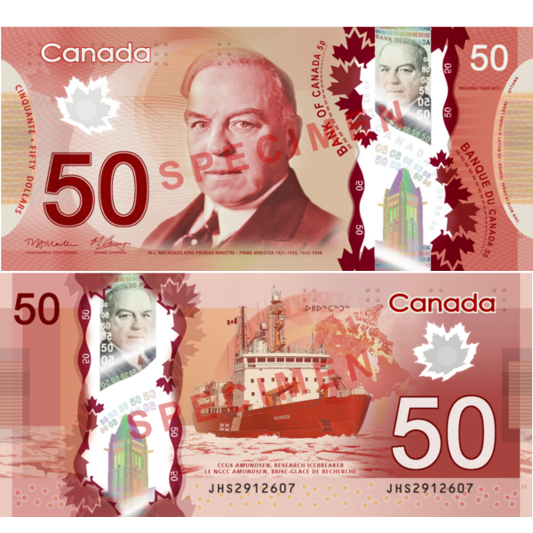 50 dollars canadiens