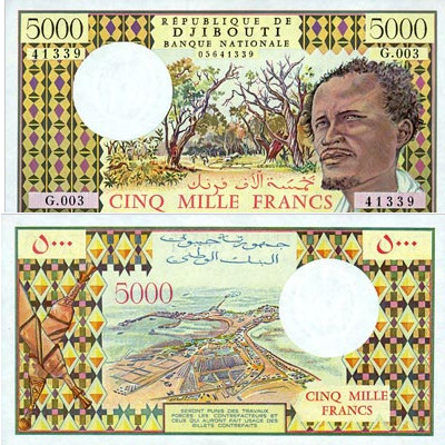 5000 Franc de Djibouti