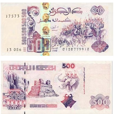500 Dinars algériens