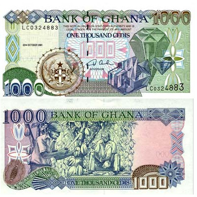 1000 Cedi du Ghana