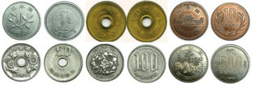 Les pièces en Yen