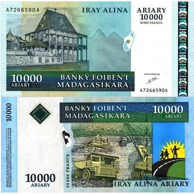 10000 Ariary Malgaches