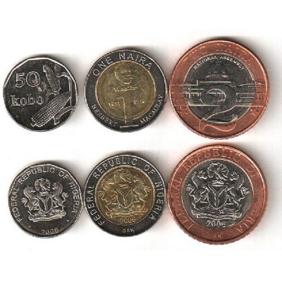 Pièces de monnaie Naira