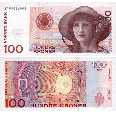 100 couronnes norvégiennes