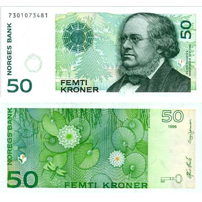 50 couronnes norvégiennes