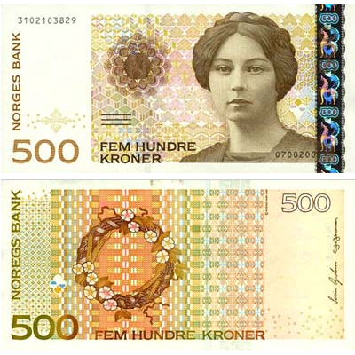 500 couronnes norvégiennes