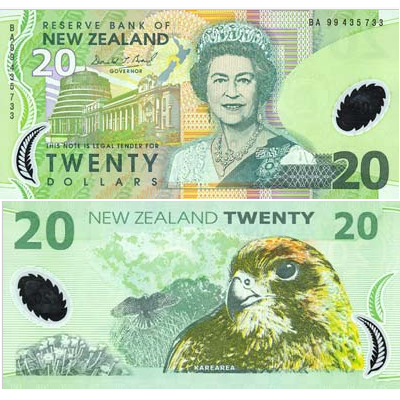 20 Dollar néo-zélandais