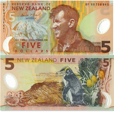 5 Dollar néo-zélandais