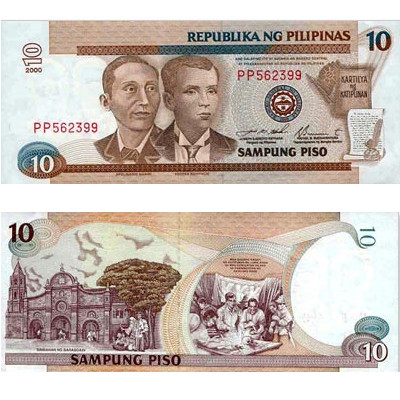 10 Peso philippin