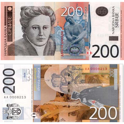 100 Dinars de Serbie